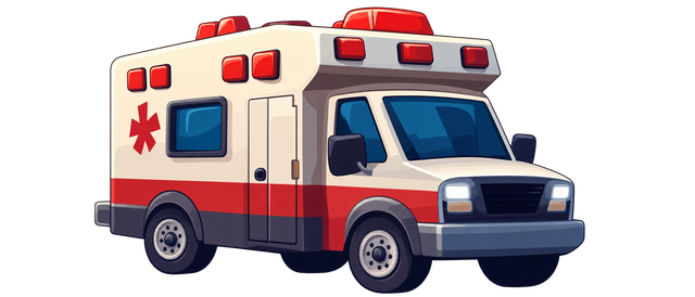 Ilustración de una ambulancia